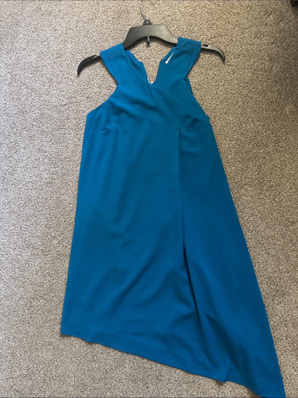 RACHEL Rachel Roy Vibrant Blue Asymmetrical  Dress